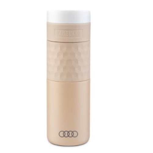 Audi isoleerfles, roestvrij staal, Beige